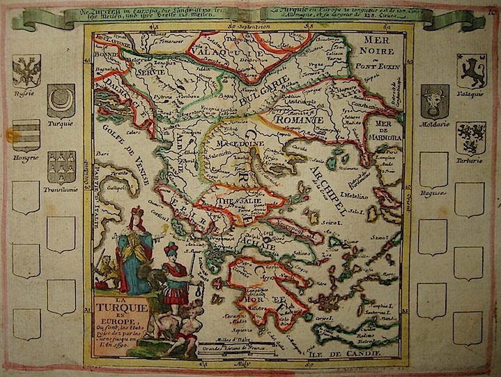 Baeck Elias (1679-1747) La Turquie en Europe... 1748 Augsburg 